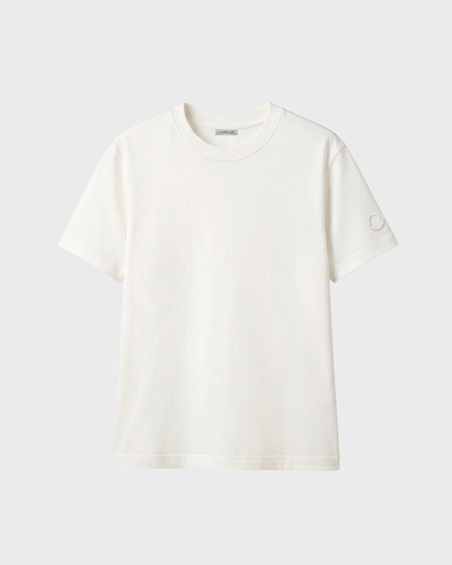 Moncler T-shirt Short Sleeve Natural M