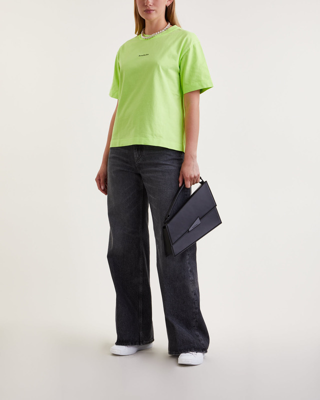 Acne Studios T-Shirt Cotton Logo  Grön L