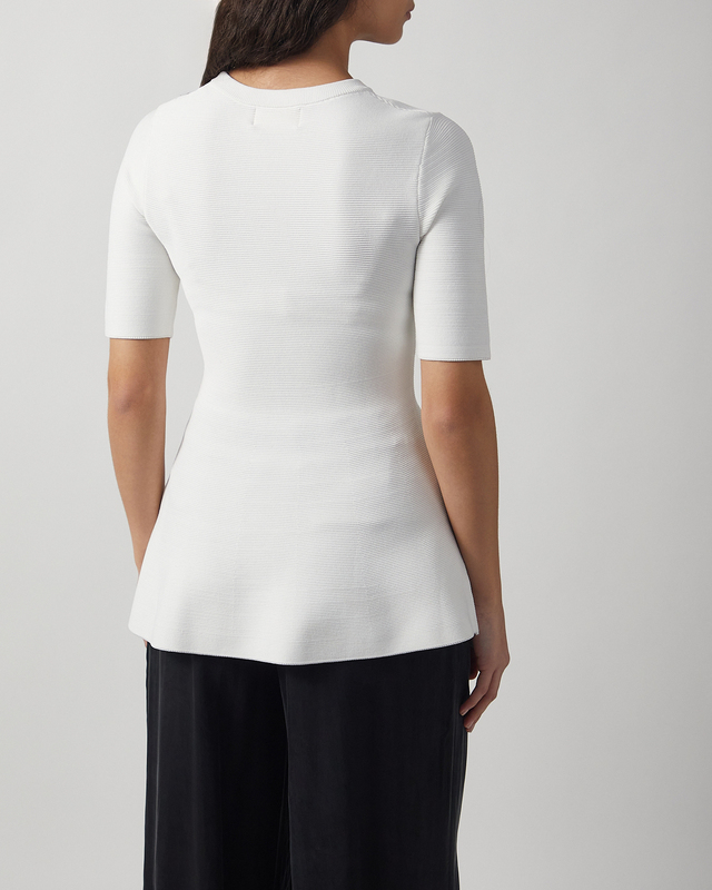 Wakakuu Icons Topp Grenada Peplum Vit XS