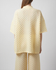 Malina Skjorte Moa Knitted Light Yellow XL