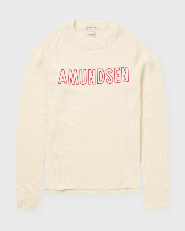AMUNDSEN Tröja Hero's Hide Crew Neck Creme L