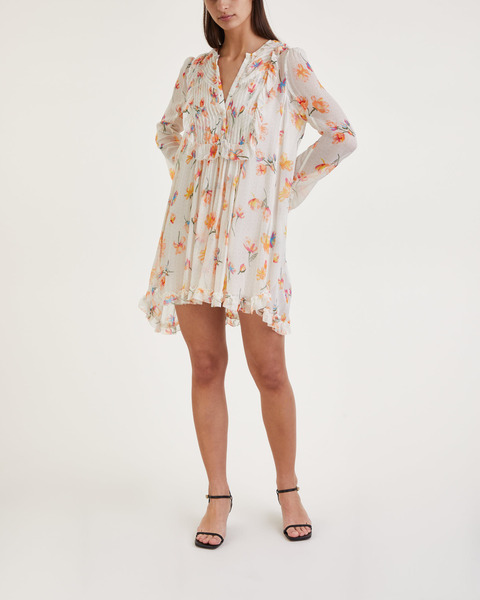 Klänning Rackel Mousseline Courtney Beige 2