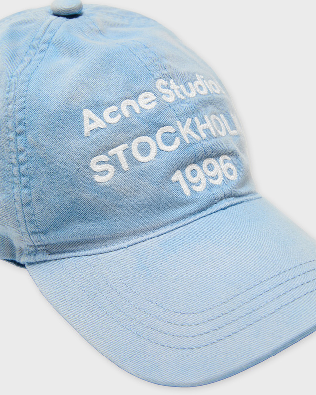 Acne Studios Cap Logo Ljusblå ONESIZE