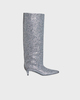 Teurn Studios Boots Pointy glitter boots Silver EUR 41