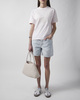 Anine Bing T-shirt Jaylin Collegiate Light pink S