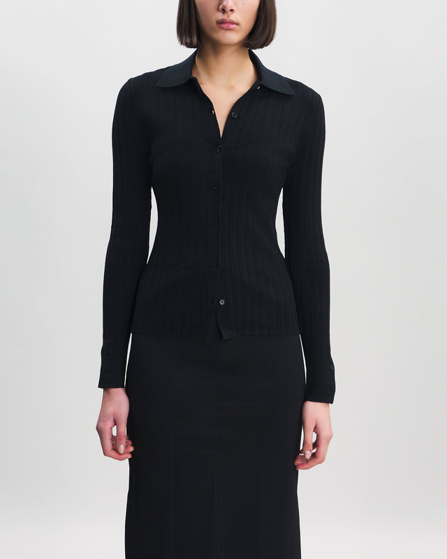 Filippa K Shirt Knitted Black M