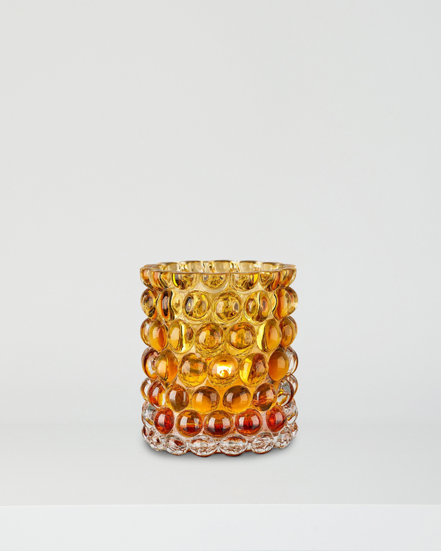 Skogsberg & Smart Candle Hurricane Boule Amber ONESIZE