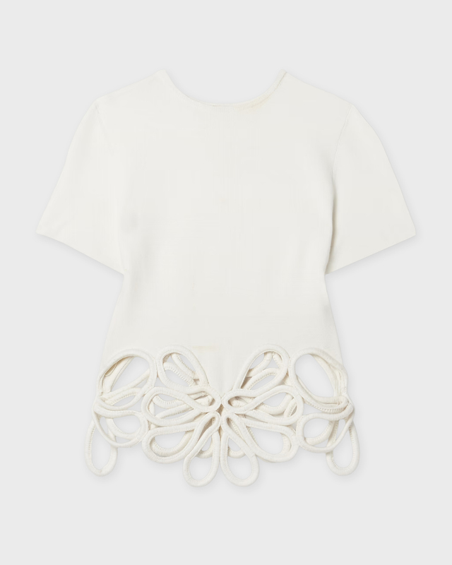 Cult Gaia Topp Eres Knit Offwhite M