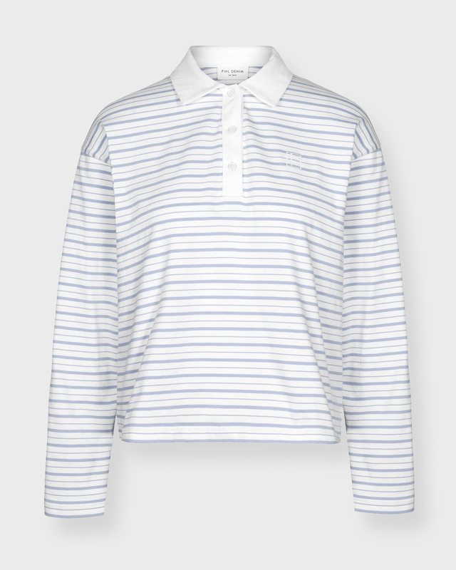 Camilla Pihl Shirt Elmer Polo  Ljusblå M