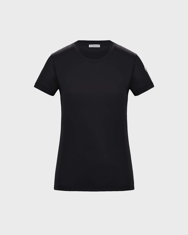 Moncler T-shirt Girocollo Svart XL
