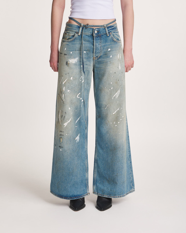 Acne Studios Jeans Regular Fit 2004 Ljusblå 34