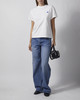 Jil Sander T-skjorte Cotton Crew-Neck Emblem White M