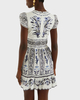 FARM Rio Dress Flowers Arch Mini Offwhite XS