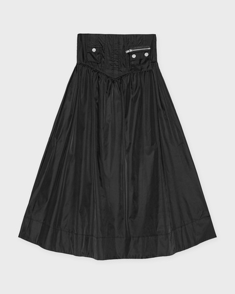 Kjol Duchesse Nylon Long Pocket Svart 1
