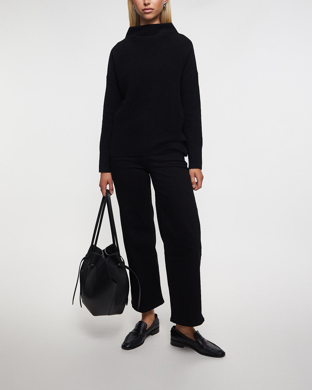 Frame Jeans Pixie Le Slim Palazzo Black 30