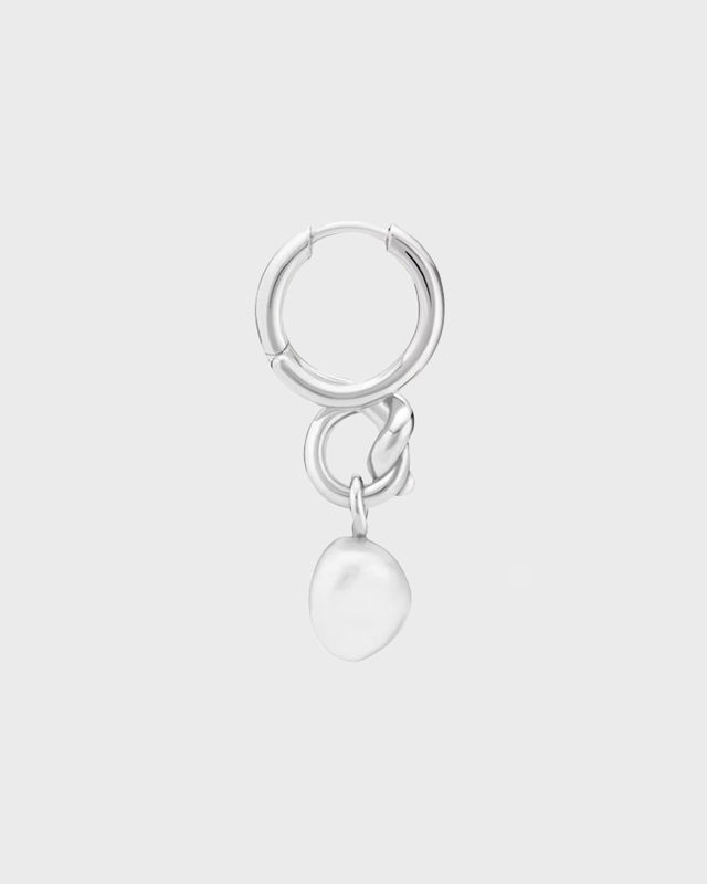 Maria Black Örhänge Bird Nest  Silver ONESIZE