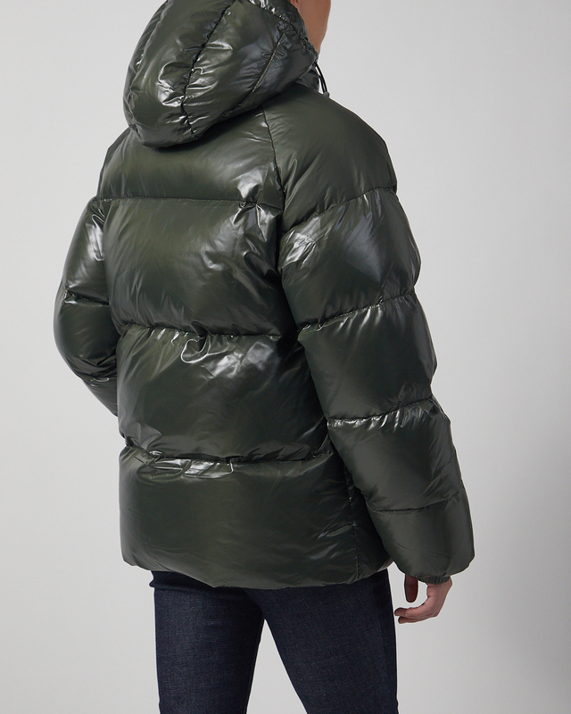 Pyrenex Jacket Unisex Sten Hooded Down Khaki M