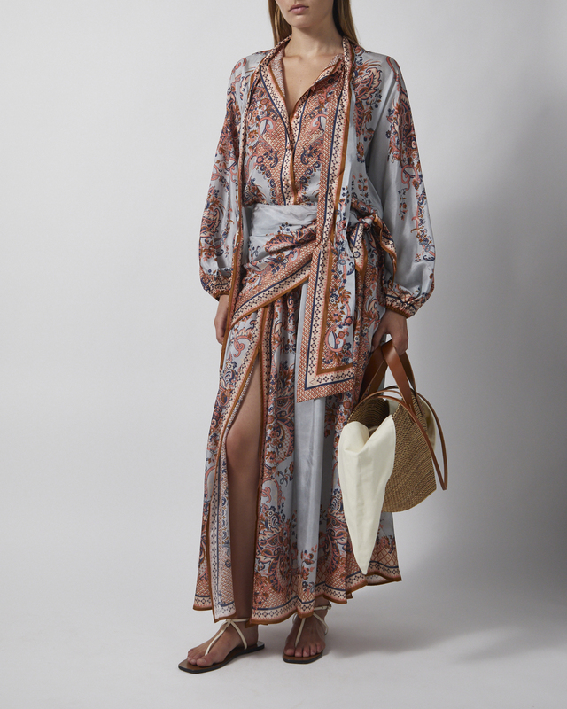 Zimmermann Blouse Aster Tie Neck 2 (M-L)