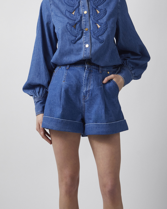 Zimmermann Shorts Denim Tailored  Ljusblå 0 (XS-S)