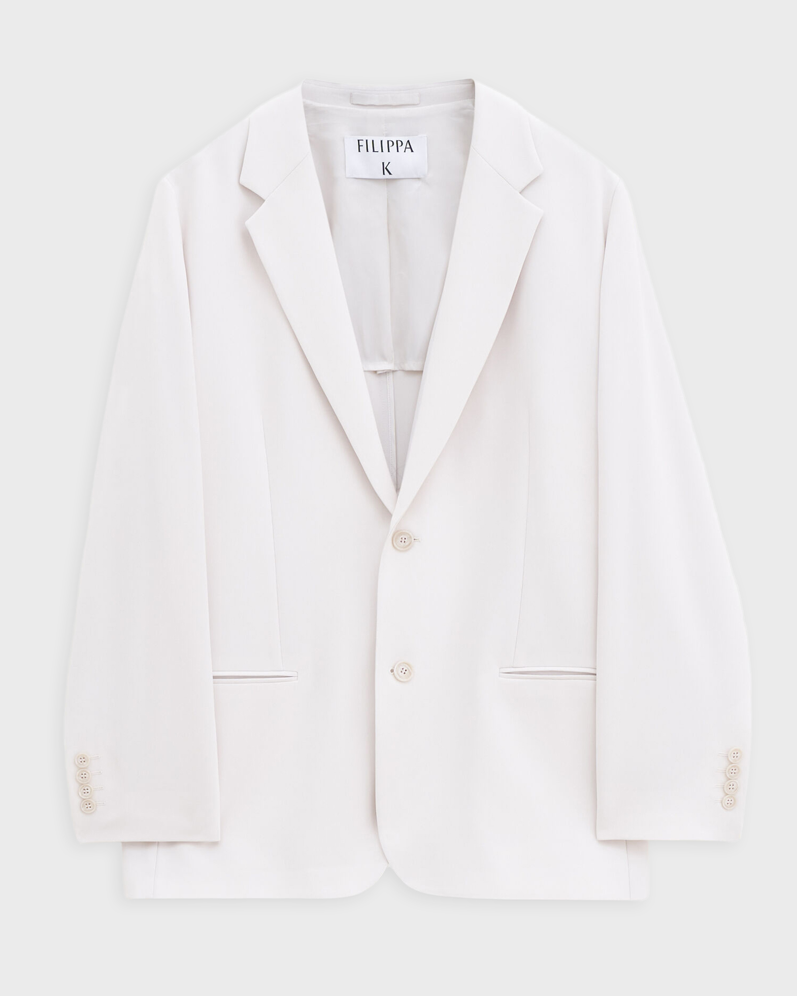 Filippa K Blazer Relaxed Ivory