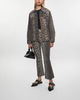 Ganni Jacket Leopard Print Denim Leopard 40