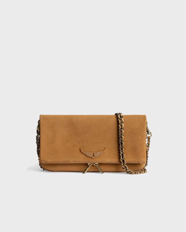Zadig & Voltaire Väska Rock Suede Camel ONESIZE