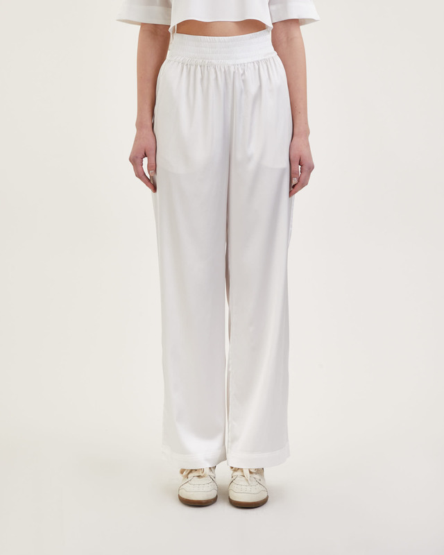 Ahlvar Gallery Trousers Faith Satin White S