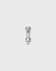 Maria Nilsdotter Earring Bolted Hoop Silver ONESIZE