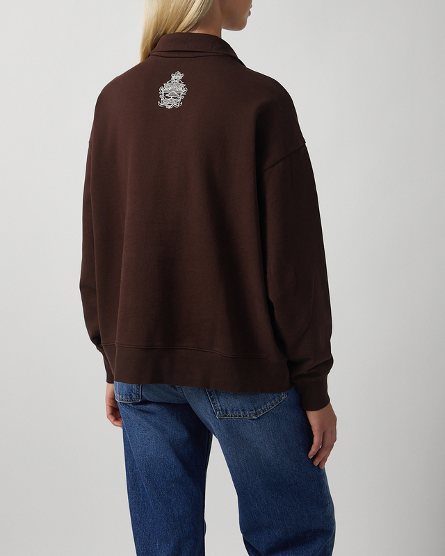 Ritz Paris x Frame Tröja Ritz Half Zip Polo Chocolate XL