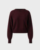 Wakakuu Icons Tröja Carbon Wool Cashmere Burgundy M