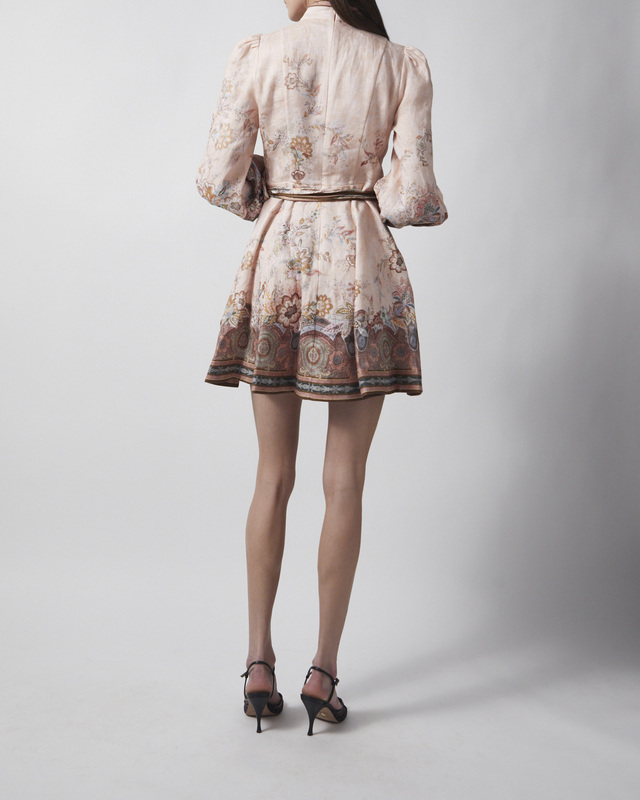 Zimmermann Kjole Alchemy Button Mini Pink 1 (S-M)