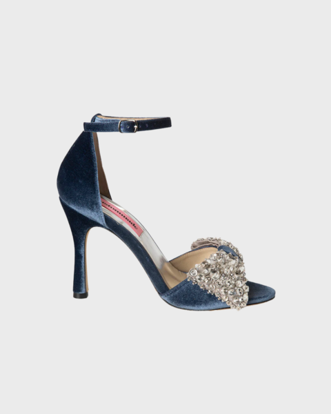 Heels Ashley Crystal Bow Blå 1