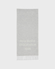 Acne Studios Scarf Logo Jacquard Wool Ljusgrå ONESIZE