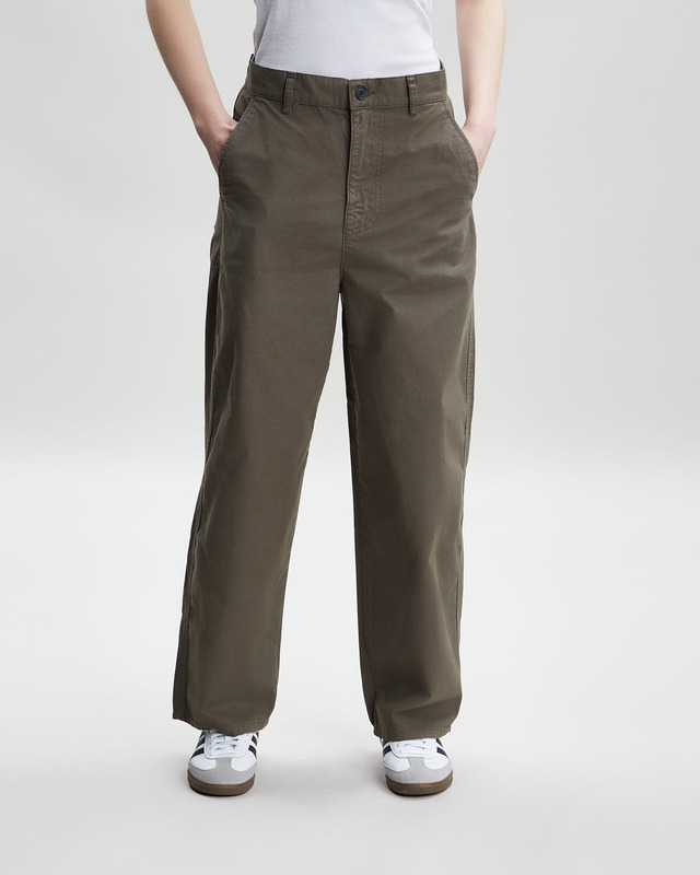 HOPE Byxor Neu Barrel-Leg Chinos Khaki 42