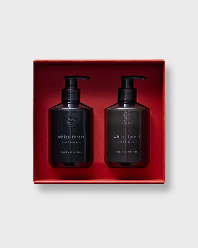 Björk and Berries  Hand & Body Duo White Forest Transparent ONESIZE
