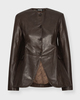 ROTATE Birger Christensen Jacket Flared Leather Mole 38