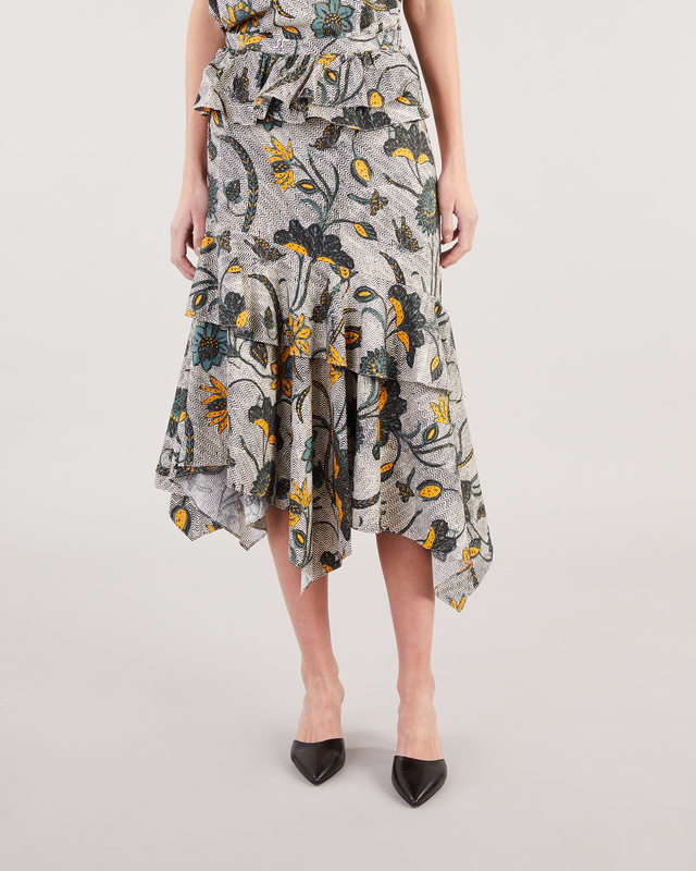 Ulla Johnson Ivette Skirt Blå/grå US 8 (EUR 40)