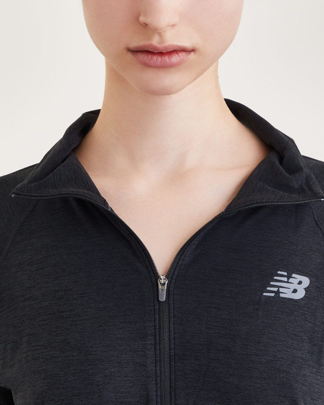 New Balance Tröja Sport Spacedye 1/2 Zip Svart M