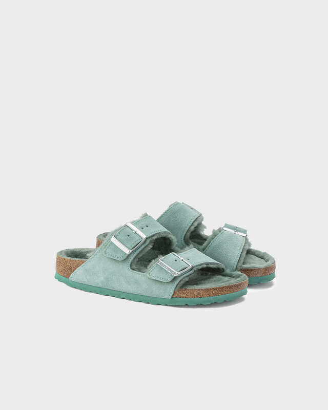 Birkenstock Sandal Arizona VL Shearling Mintgrön EUR 41