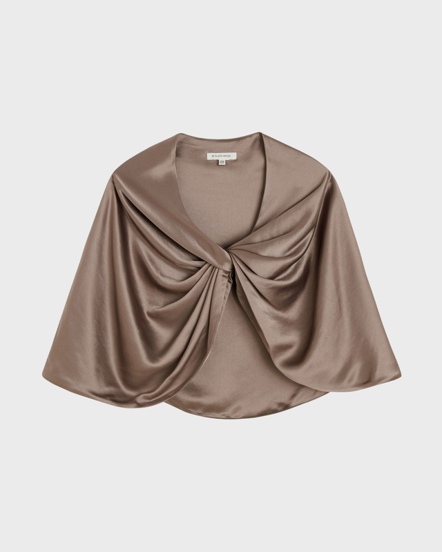 By Malene Birger Cape Pinlos Aubergine ONESIZE