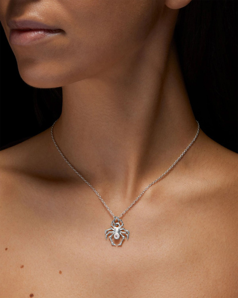 Necklace Spider Silver Silver ONESIZE 2