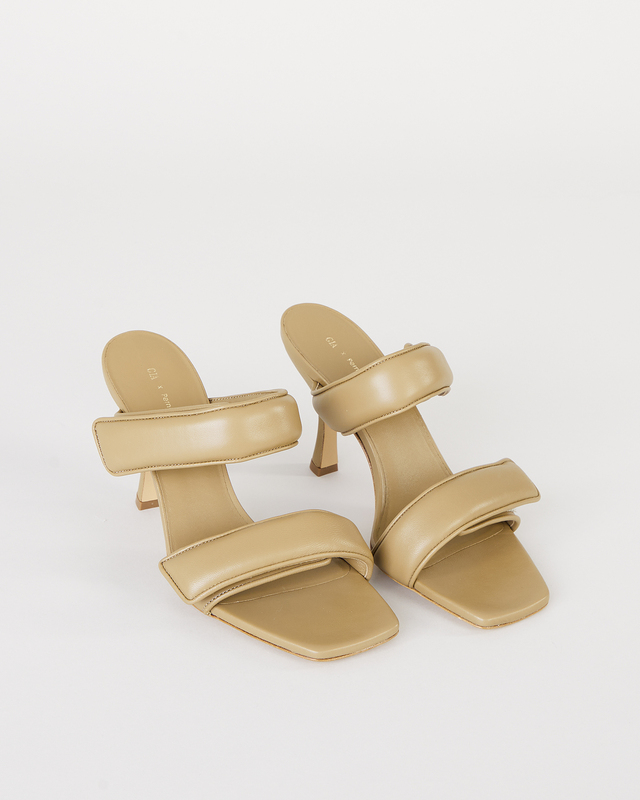 Gia Borghini Sandal two strap matte lamb Brun EUR 39