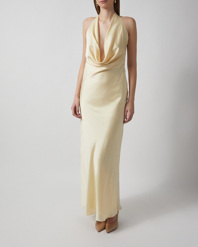 ROTATE  Dress Chiffon Halter 38