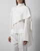 RÓHE Topp Silk Foulard Cream 36