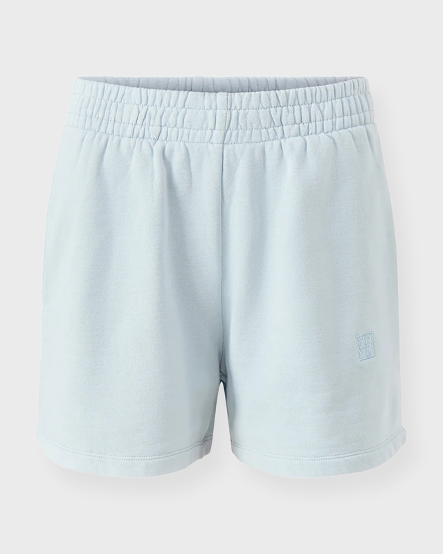 Anine Bing Shorts Kam Framed Monogram Ljusblå XS