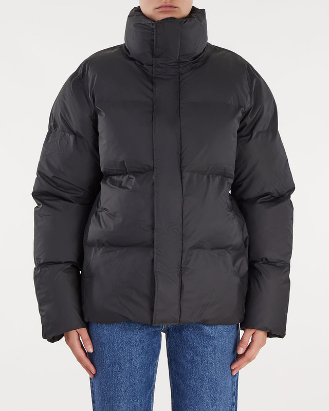 Rains Jacket Boxy Puffer Jacket Black L