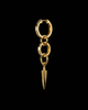 Maria Nilsdotter Earring Chaos Queen Plain Guld ONESIZE