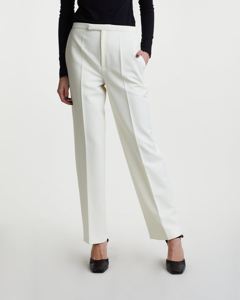 Byxor Tailored Wool Ivory 2