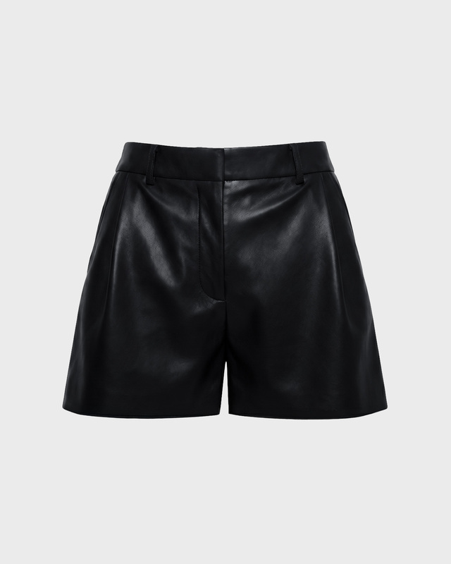 Wakakuu Icons Shorts Faux Leather Svart XS