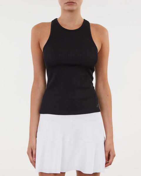 Topp Defined Rib Racerback Svart 1